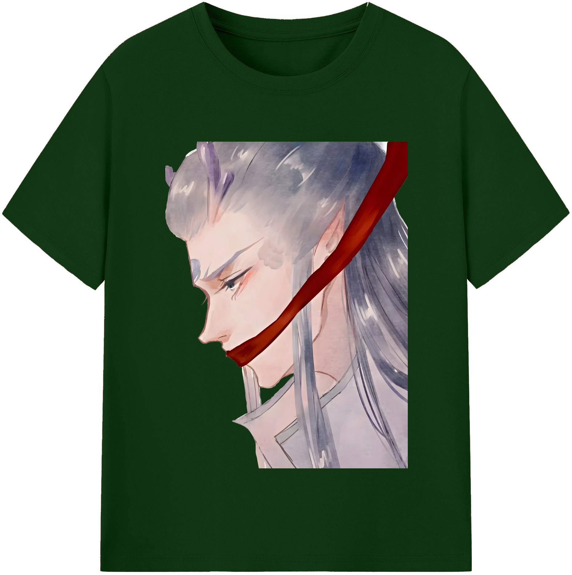 （画像用） Ne Zha 2 ナタ 魔童の大暴れ 綿100％半袖Tシャツ（フロントプリント）